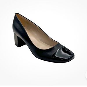 Bandolino Women's Candy Square Toe Block Heel Pumps Size 7 Like New